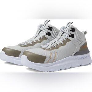 NEW!! Women’s Timberland Pro Setra Composite Safety Toe Mid Boot Grey/Gold 6.5M